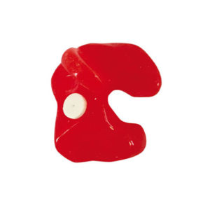 Bouchon d’oreille Passtop rouge pour la chasse et le tir, moulé sur mesure